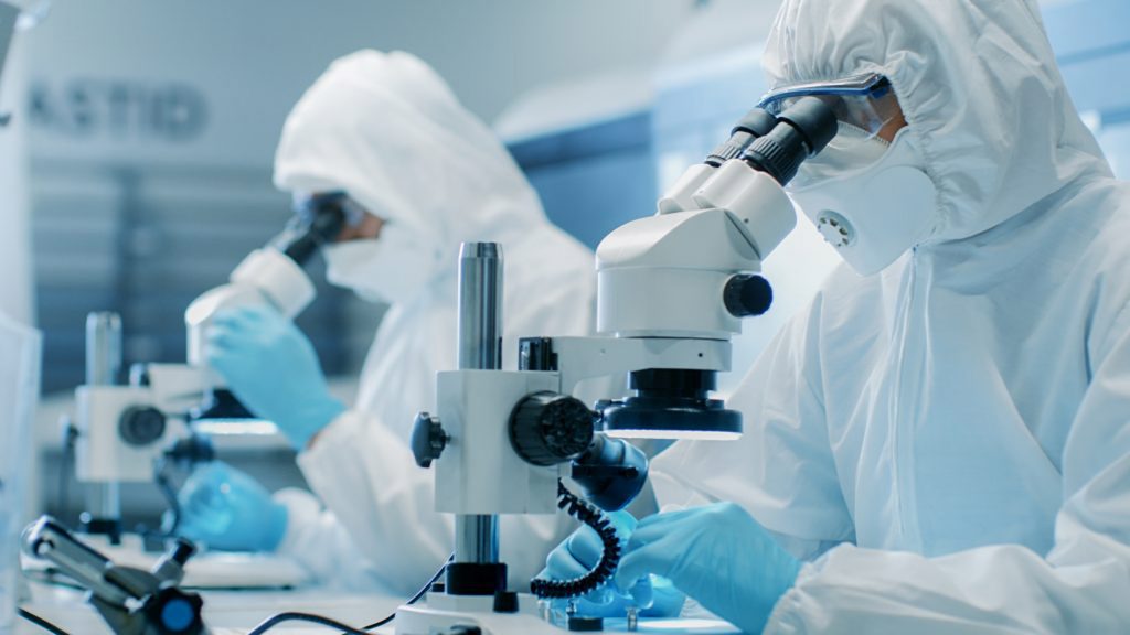 Photo of people in laboratory - Integrity Cleanroom